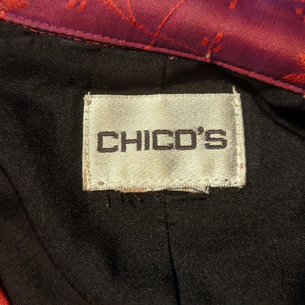 Chico's Patchwork Sequined Embroidered Art-To-Wea… - image 8